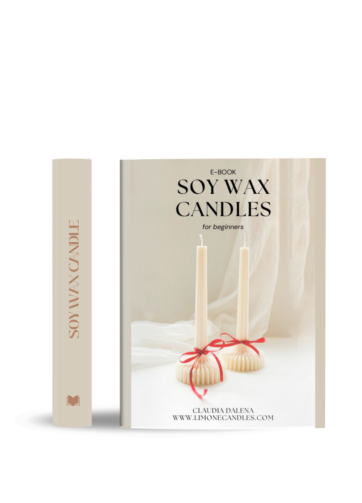 E-book how to make a candle, how to make a soy wax candle, soy wax candle for beginners