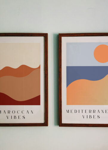 Plakater til hjemmet | Farverige Plakater | BOLIGPLAKATER | Smukke og unikke plakater til dit hjem | Plakater til stuen | Design plakater - Unikke plakater til det moderne hjem | abstrakt plakater | Mediterranean Vibes plakat | maroccan plakat