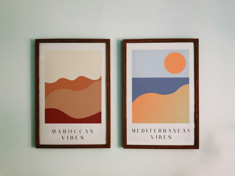 Plakater til hjemmet | Farverige Plakater | BOLIGPLAKATER | Smukke og unikke plakater til dit hjem | Plakater til stuen | Design plakater - Unikke plakater til det moderne hjem | abstrakt plakater | Mediterranean Vibes plakat | maroccan plakat