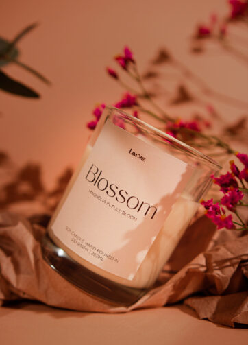 Blossom – Duftlys med magnolia i fuldt flor