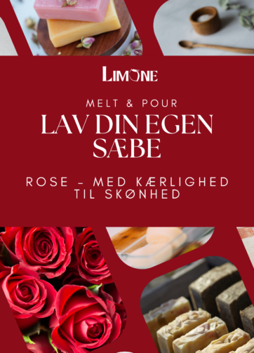 Lav din egen sæbe kit – Rose sæbe | Smelt og hæld op sæbe