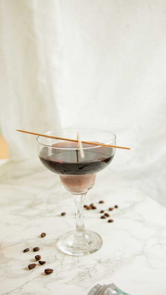 Lav din egen "Espresso Martini" lys, make espresso martini candle, how to make espresso candle