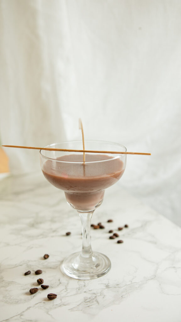 Lav din egen "Espresso Martini" lys, make espresso martini candle, how to make espresso candle