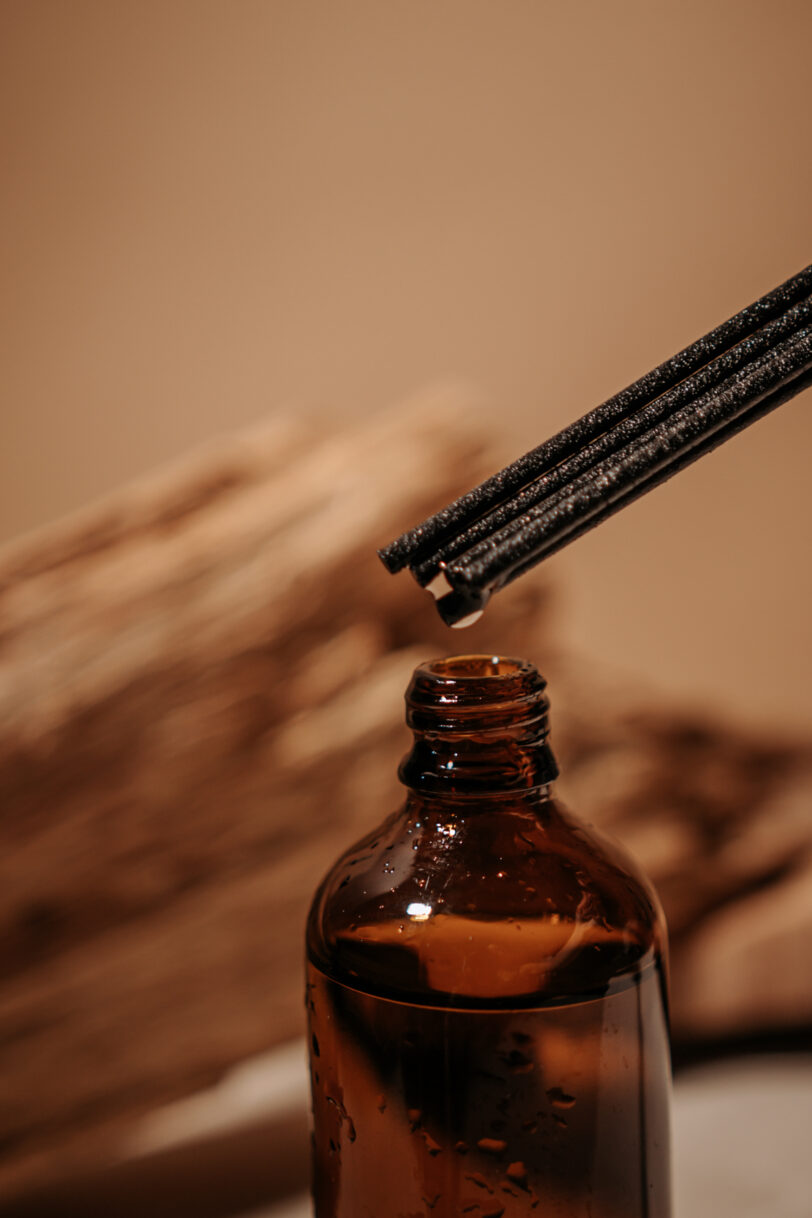 hjemmediffuser, badeværelsesdiffuser, naturlig diffuser, appelsinduftdiffuser, bergamotduftdiffuser
