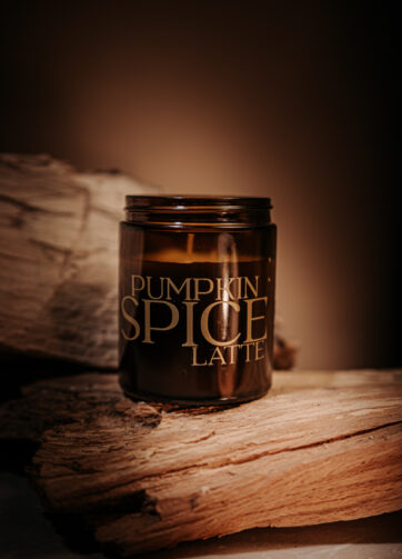 pumpki spice latte sojalys, pumpkin spice latte stearinlys