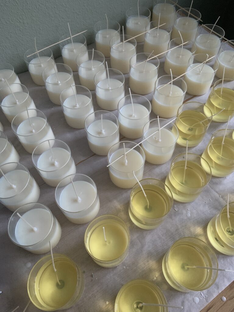 Sojalys med dit logo" Skræddersyede duftlys med dit eget logo