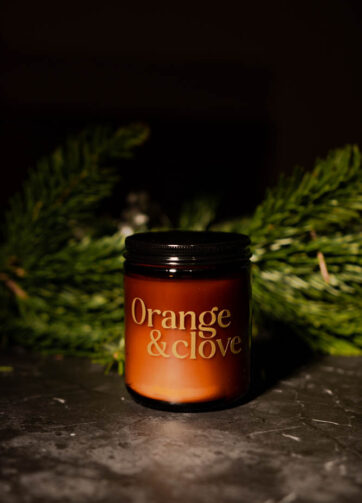 orange and cloves candles, orange og cloves duftlys, appelsiner og nellike duftlys, unikke duftlys til hjemme