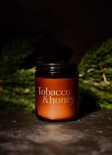 tobacco og honey duftlys, unikke duftlys til hjemme