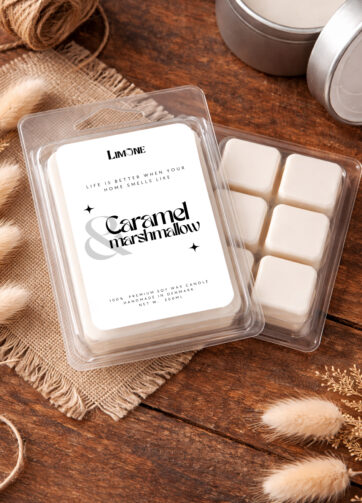 caramel and marshmallow duftblok limone candles soya voks duftblok duftmelts wax melts