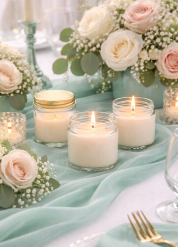 Bryllupslys – personlige sojalys til jeres store dag