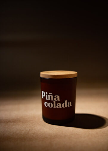 Duftlys med naturlig duft - duftlys Piña Colada | Håndlavet i Danmark