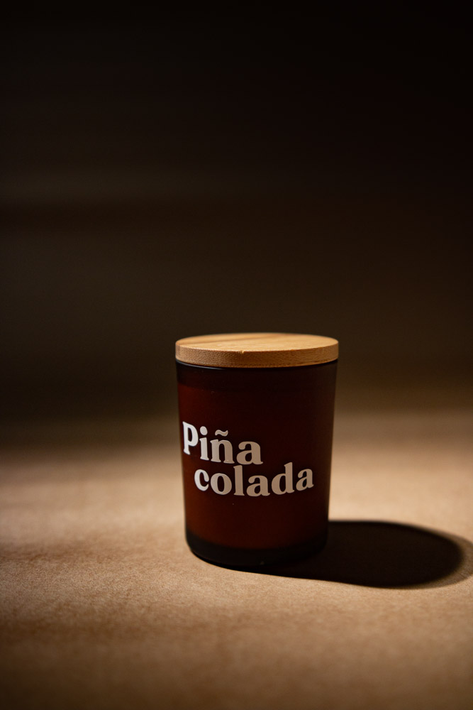 Duftlys med naturlig duft - duftlys Piña Colada | Håndlavet i Danmark