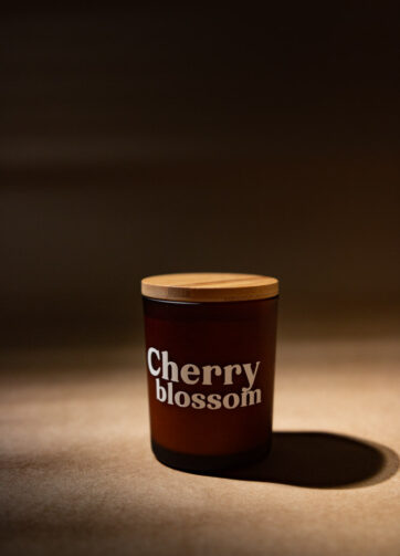 Duftlys med naturlig duft - duftlys Cherry Blossom | Håndlavet i Danmark