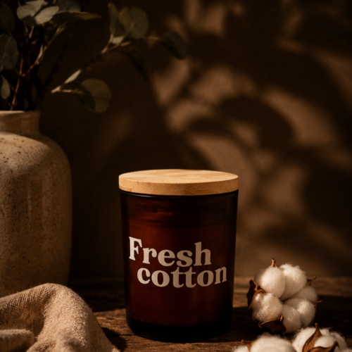 Duftlys – Fresh Cotton Lavet i Danmark