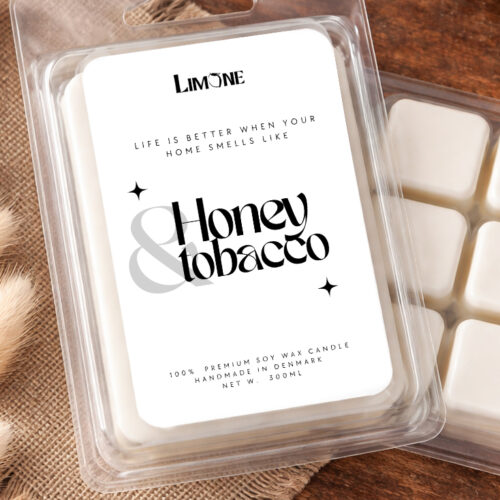 honey and tobacco duftblok limone candles soya voks duftblok duftmelts wax melts duftvoks med honning og tobak
