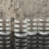 bølget glas, moderne vandglas, glas sæt, designglas, skandinavisk boligindretning