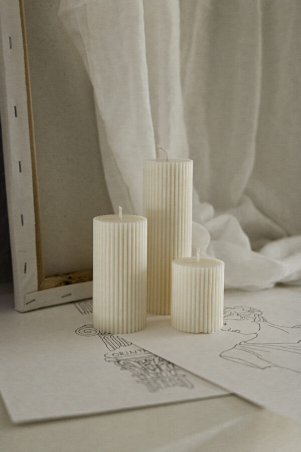 Skagen | Rillet dekorationslys | Limone Candles